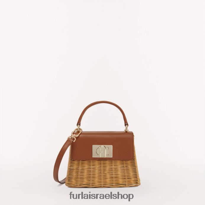 אביזרים נשים Furla PBT0ZR102 מיני ידית עליונה משנת 1927 קוניאק ח