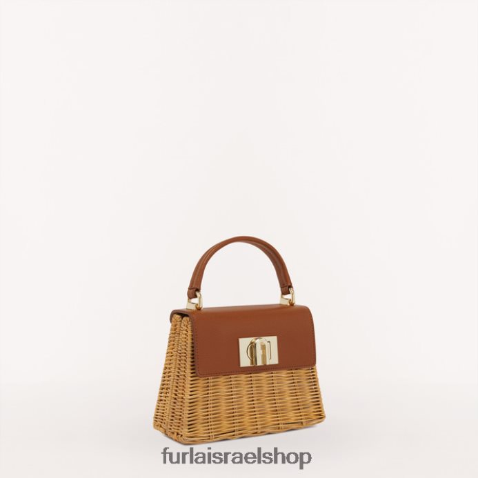 אביזרים נשים Furla PBT0ZR102 מיני ידית עליונה משנת 1927 קוניאק ח