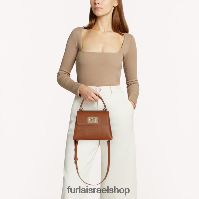 אביזרים נשים Furla PBT0ZR113 מיני ידית עליונה משנת 1927 קוניאק ח