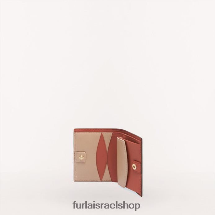 אביזרים נשים Furla PBT0ZR173 ארנק קומפקטי של luna s cannella/cameo int.