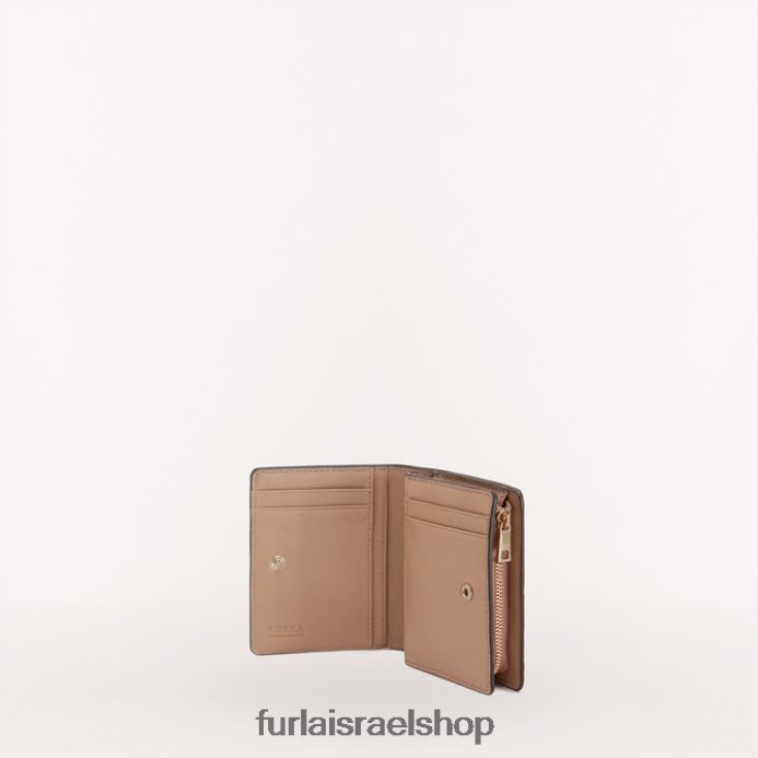 אביזרים נשים Furla PBT0ZR176 ארנק קאמליה קומפקטי s greige