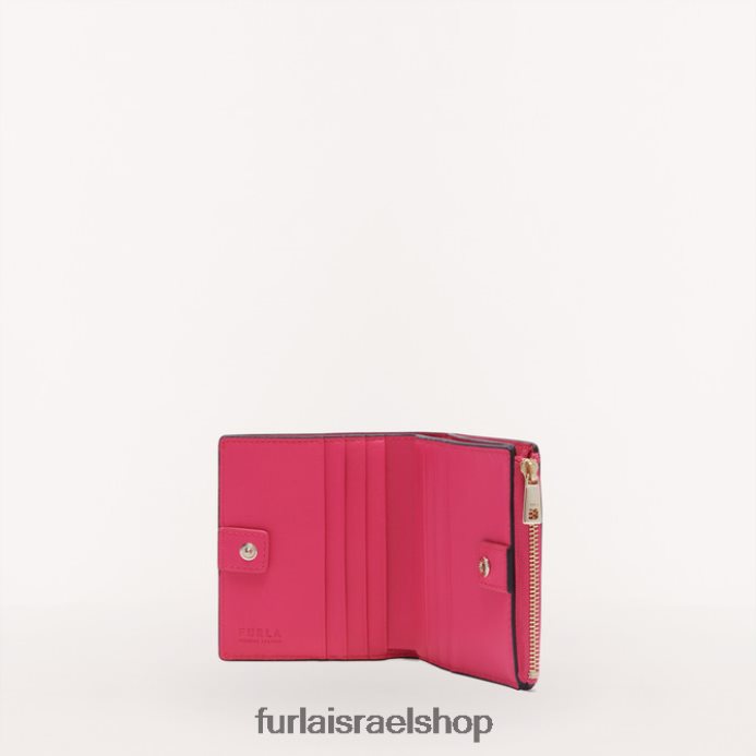 אביזרים נשים Furla PBT0ZR182 ארנק קאמליה קומפקטי s פופ ורוד
