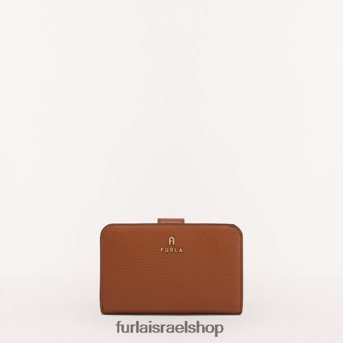 אביזרים נשים Furla PBT0ZR184 ארנק קאמליה קומפקטי m קוניאק ח