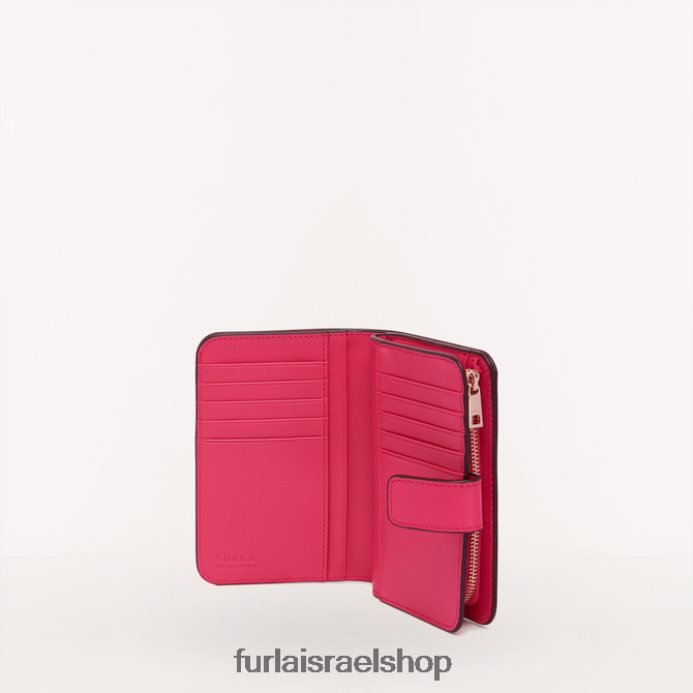 אביזרים נשים Furla PBT0ZR188 ארנק קאמליה קומפקטי m פופ ורוד