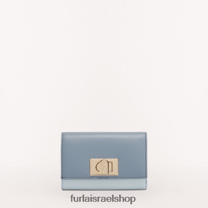 אביזרים נשים Furla PBT0ZR194 ארנק קומפקטי 1927 מ שמימי/ארטמיסיה/פרלה e int.