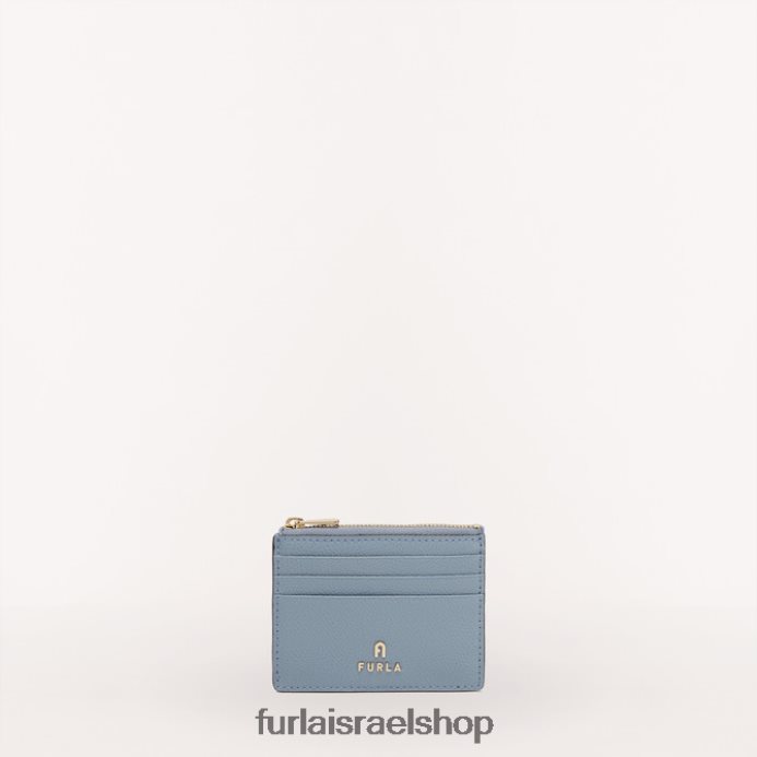 אביזרים נשים Furla PBT0ZR208 נרתיק לכרטיס קאמליה s שְׁמֵימִי