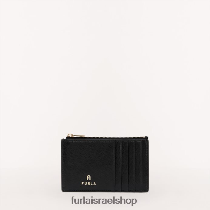 אביזרים נשים Furla PBT0ZR213 נרתיק לכרטיס קאמליה מ nero