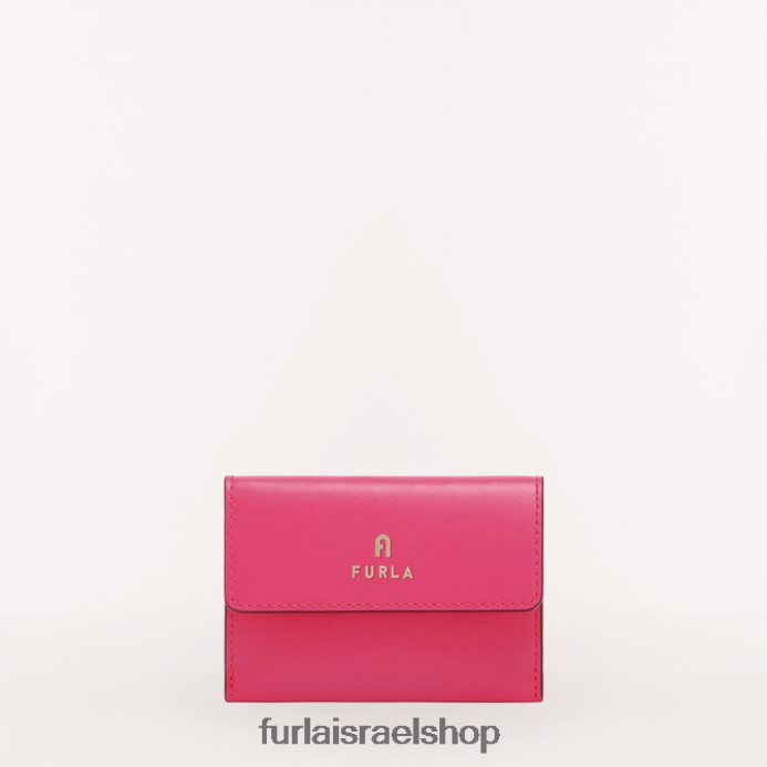 אביזרים נשים Furla PBT0ZR215 נרתיק לכרטיס קאמליה מ פופ ורוד