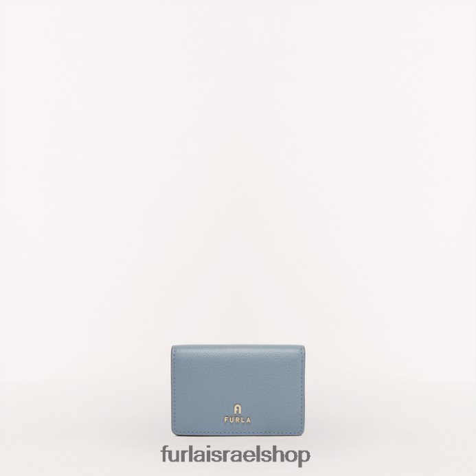 אביזרים נשים Furla PBT0ZR216 נרתיק לכרטיס קאמליה s שמימי/ארטמיסיה אינט.