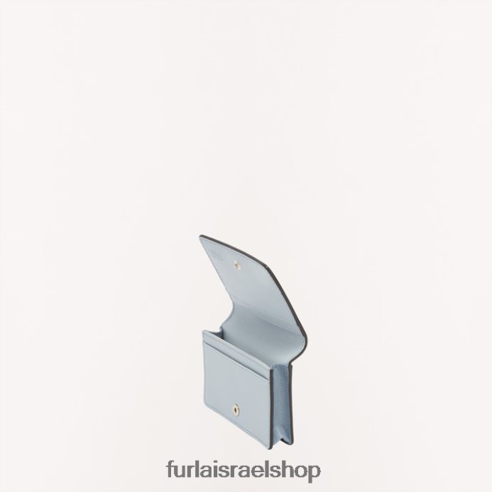 אביזרים נשים Furla PBT0ZR216 נרתיק לכרטיס קאמליה s שמימי/ארטמיסיה אינט.