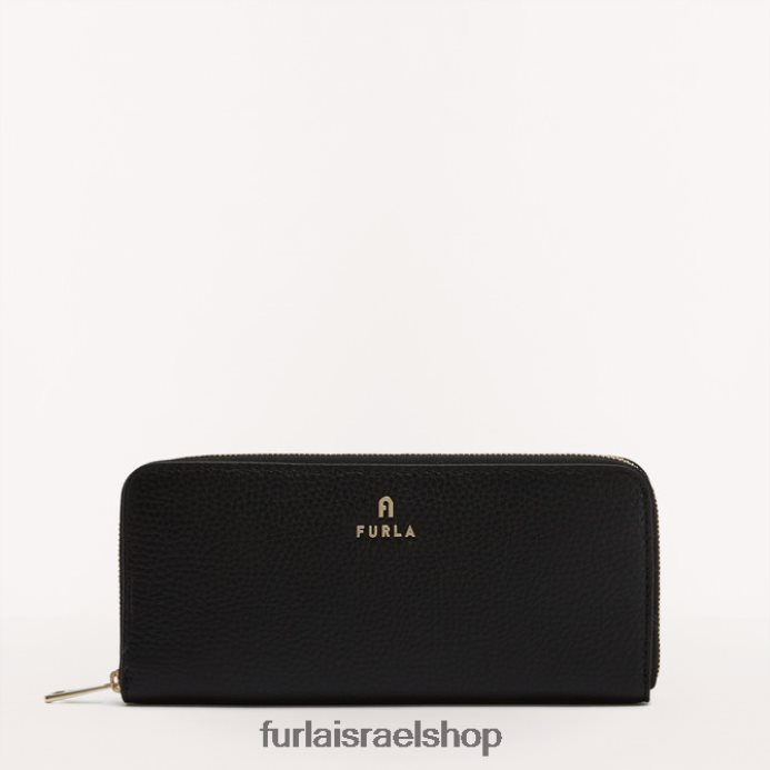אביזרים נשים Furla PBT0ZR218 camelia zip סביב xl nero