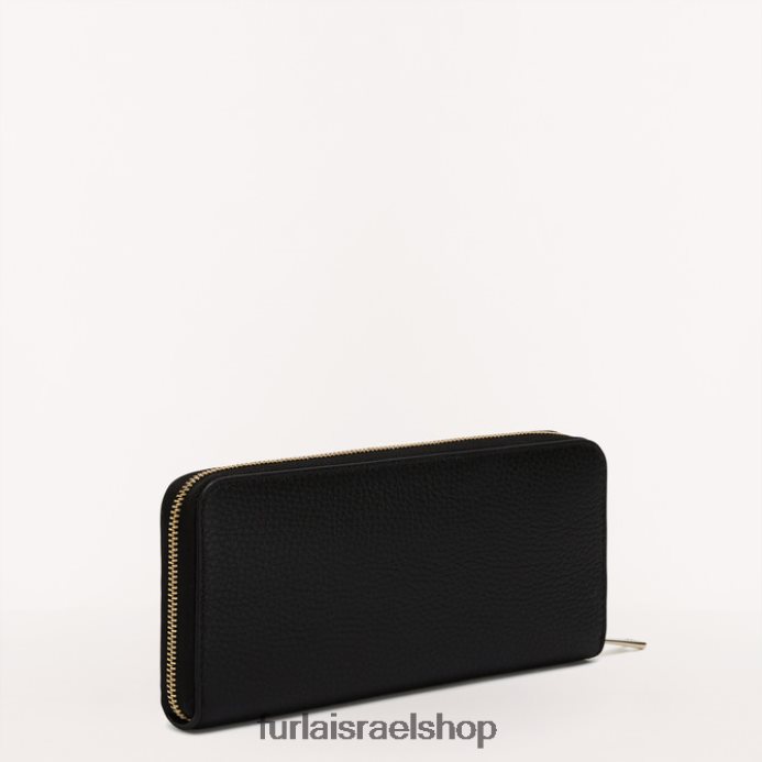 אביזרים נשים Furla PBT0ZR218 camelia zip סביב xl nero