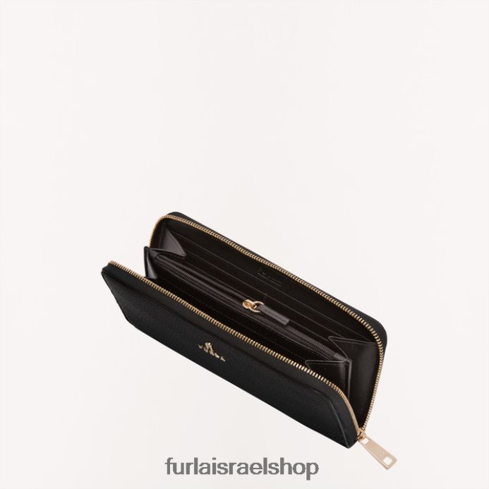אביזרים נשים Furla PBT0ZR218 camelia zip סביב xl nero