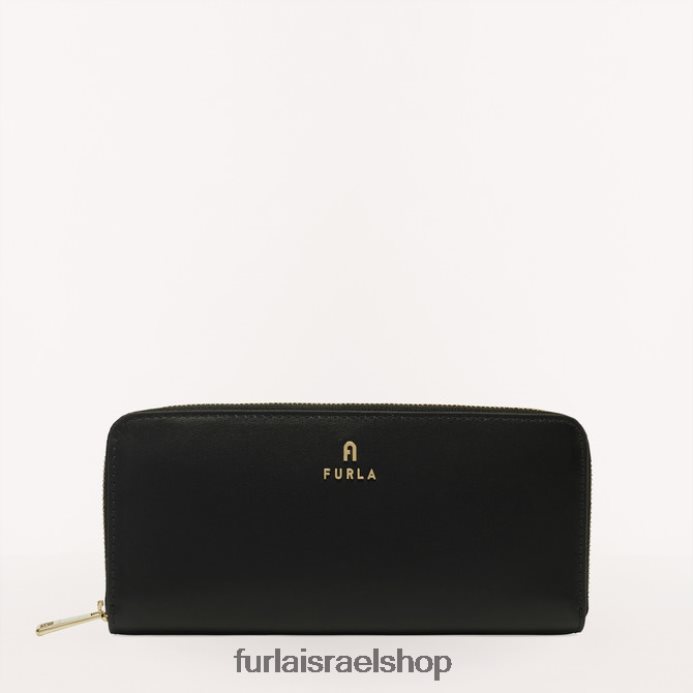 אביזרים נשים Furla PBT0ZR220 camelia zip סביב xl nero