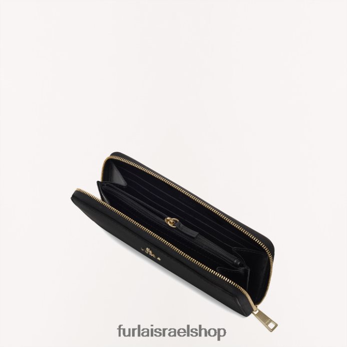 אביזרים נשים Furla PBT0ZR220 camelia zip סביב xl nero
