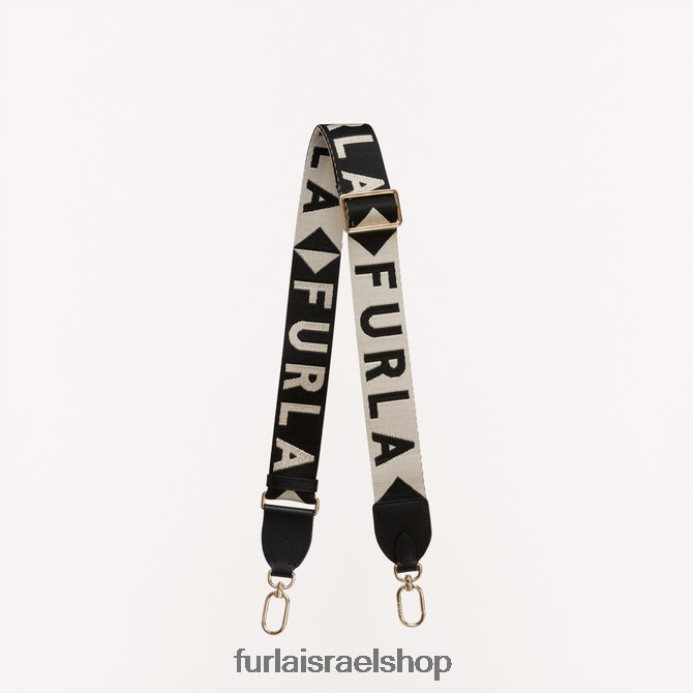 אביזרים נשים Furla PBT0ZR229 רצועת כתף פיונה נירו פרלה