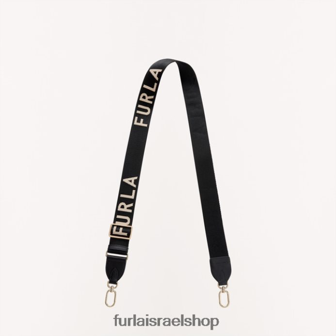 אביזרים נשים Furla PBT0ZR233 רצועת כתף פיונה nero ecru