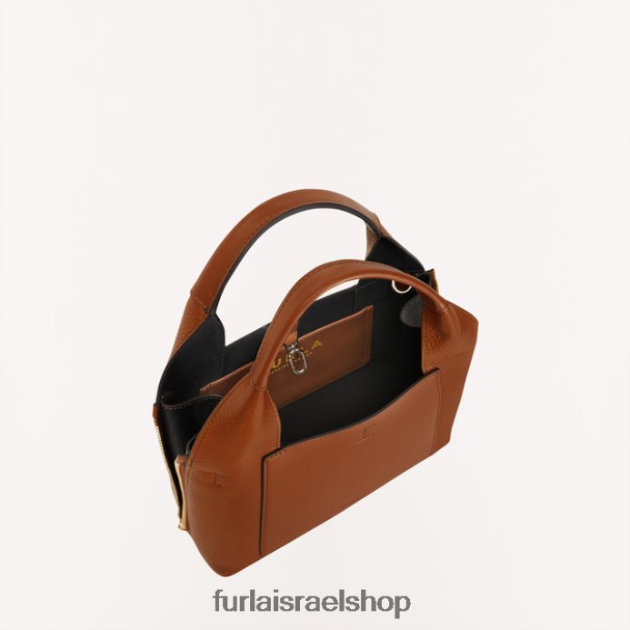 אביזרים נשים Furla PBT0ZR55 gilda tote m קוניאק h/nero
