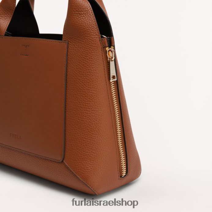 אביזרים נשים Furla PBT0ZR55 gilda tote m קוניאק h/nero