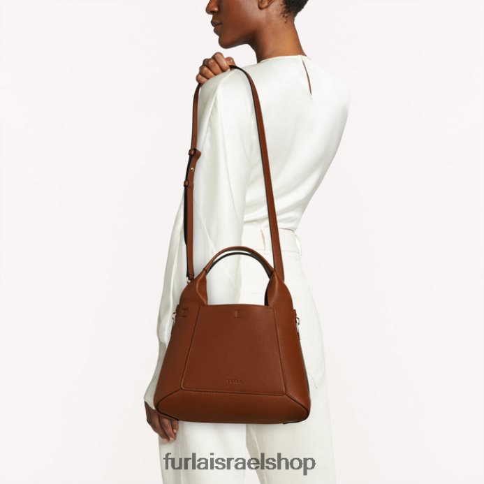 אביזרים נשים Furla PBT0ZR55 gilda tote m קוניאק h/nero