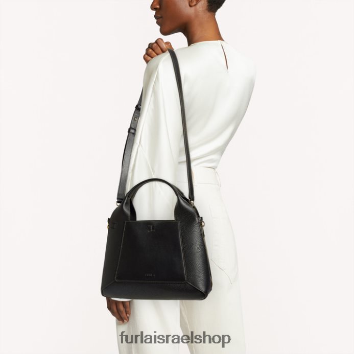 אביזרים נשים Furla PBT0ZR56 gilda tote m nero/marmo c