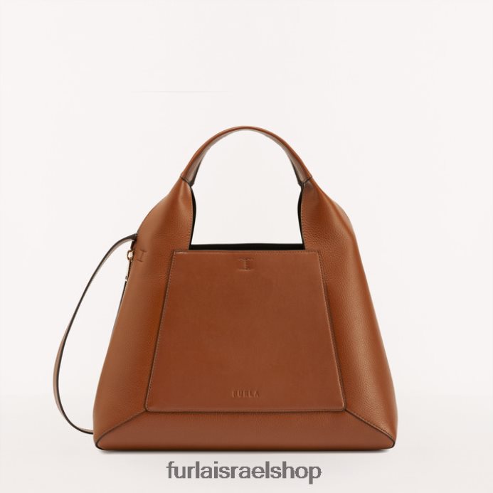 אביזרים נשים Furla PBT0ZR61 gilda tote l קוניאק h/nero
