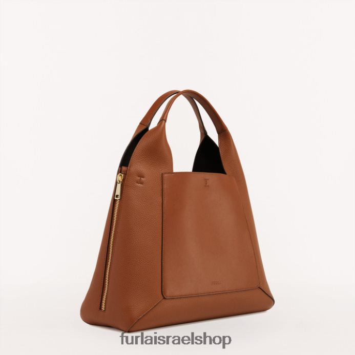 אביזרים נשים Furla PBT0ZR61 gilda tote l קוניאק h/nero