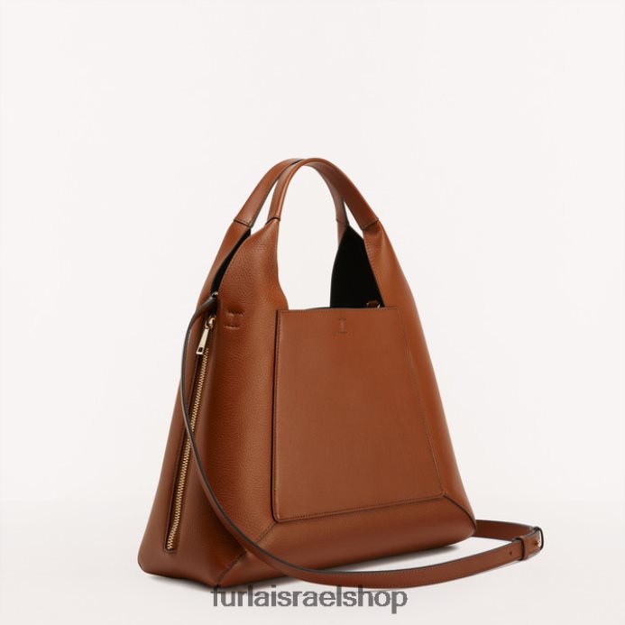 אביזרים נשים Furla PBT0ZR61 gilda tote l קוניאק h/nero