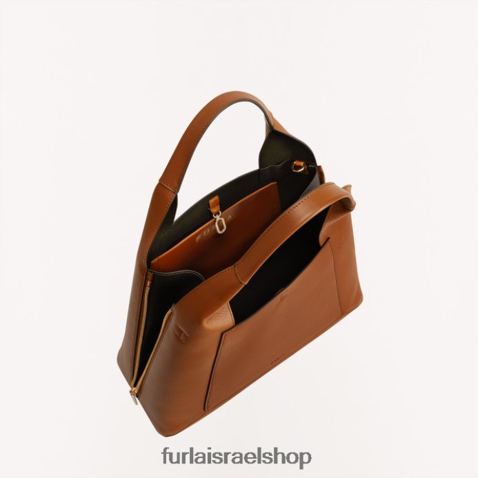 אביזרים נשים Furla PBT0ZR61 gilda tote l קוניאק h/nero