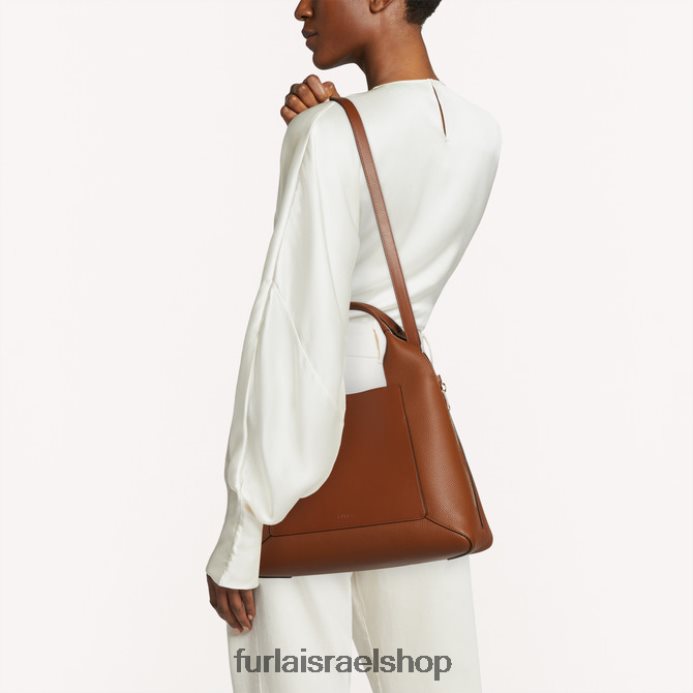 אביזרים נשים Furla PBT0ZR61 gilda tote l קוניאק h/nero