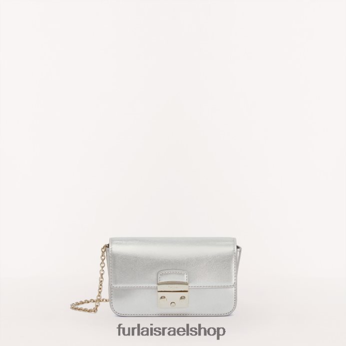 אביזרים נשים Furla PBT0ZR72 מטרופולין מיני תיק מ צבע כסף