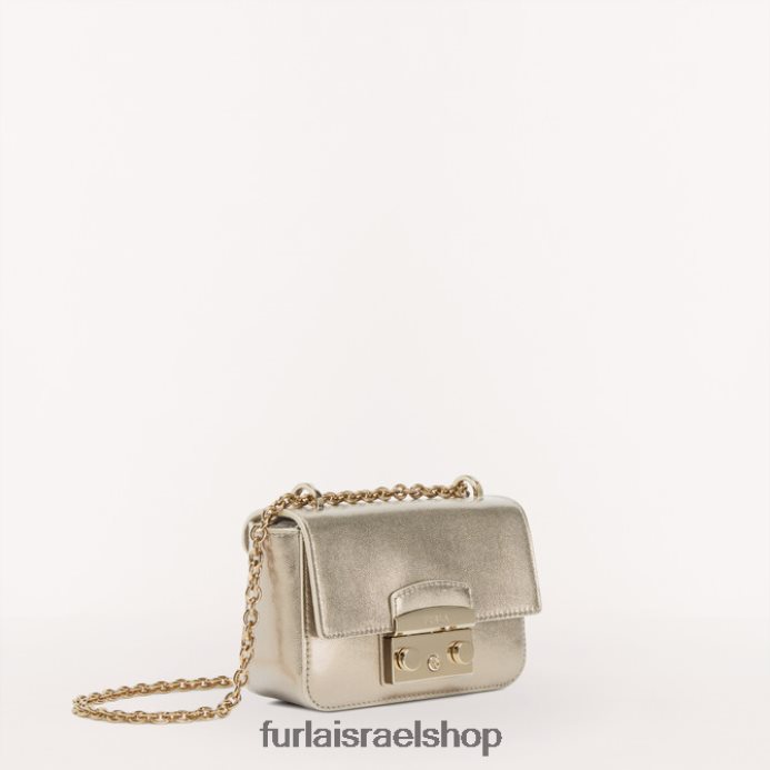 אביזרים נשים Furla PBT0ZR76 מטרופולין crossbody mini צבע זהב ברונזה