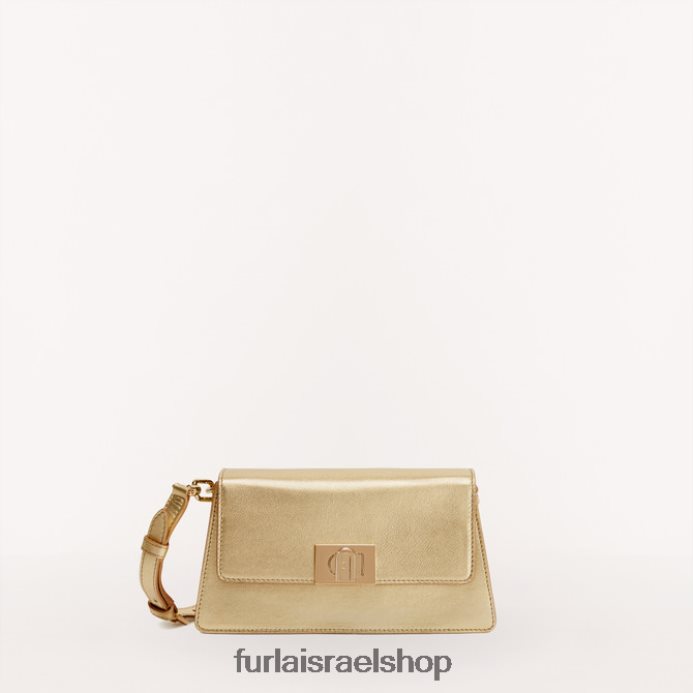 אביזרים נשים Furla PBT0ZR80 מיני תיק כתף של זואי צבע זהב