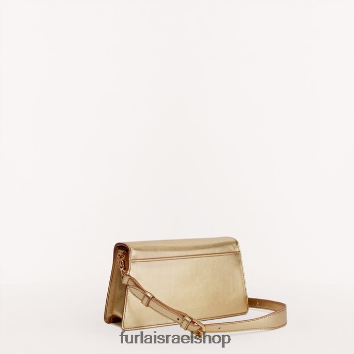 אביזרים נשים Furla PBT0ZR80 מיני תיק כתף של זואי צבע זהב