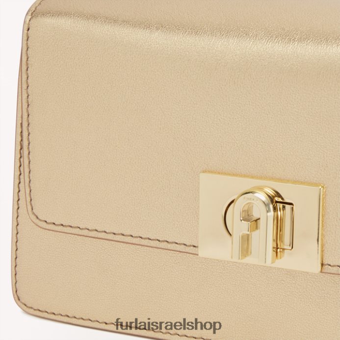 אביזרים נשים Furla PBT0ZR80 מיני תיק כתף של זואי צבע זהב