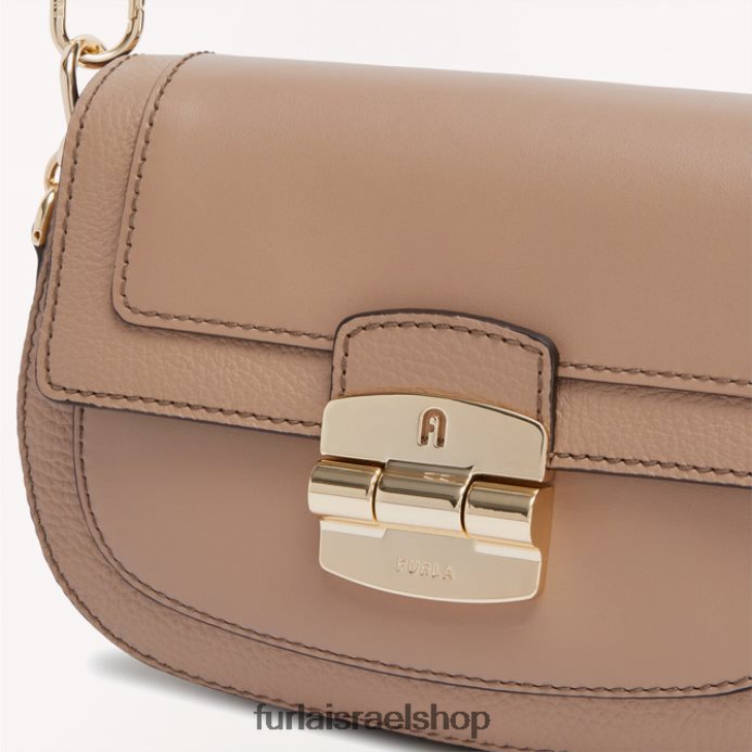 אביזרים נשים Furla PBT0ZR92 club 2 crossbody s greige