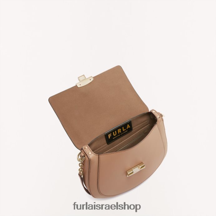אביזרים נשים Furla PBT0ZR95 club 2 crossbody s greige