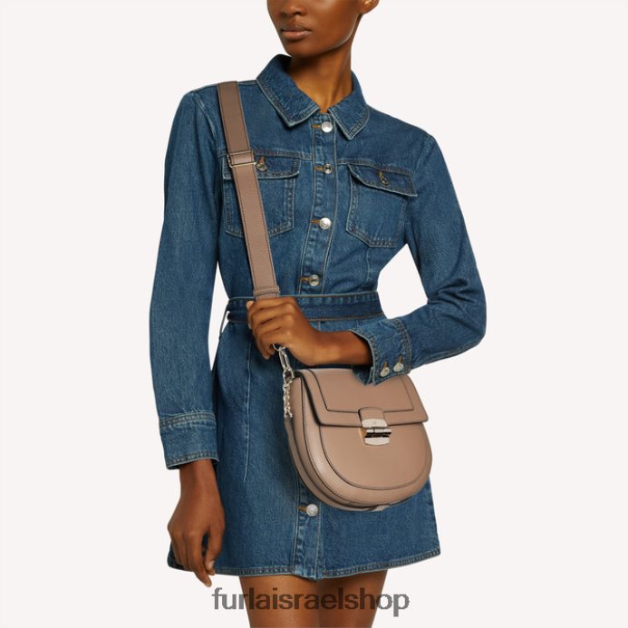 אביזרים נשים Furla PBT0ZR95 club 2 crossbody s greige